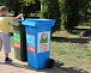В городском парке установлены контейнеры для раздельного сбора мусора