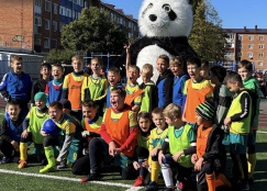 Детский фестиваль по футболу в Майкопе собрал более 200 участников