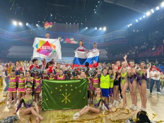 Майкопские гимнасты вошли в ТОП-10 сильнейших команд на Всероссийской Гимнастраде 