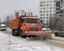 Расчистка дорожной сети города от снега